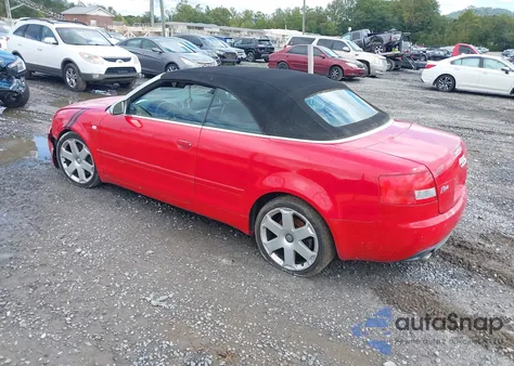 2005 Audi S4 from USA, damaged, VIN WUARL48H25K902339